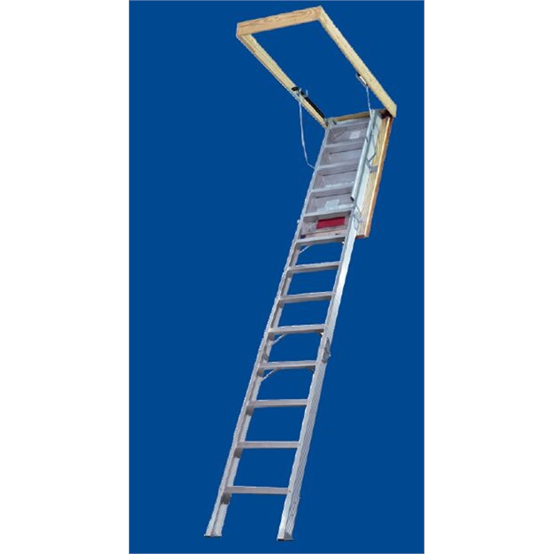 Rhino 2.1 3.05m Aluminium Attic Ladder I/N 0860794 Bunnings Warehouse