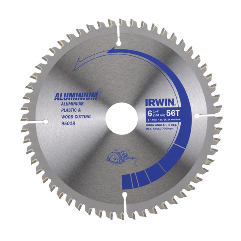 Irwin 160mm 56T Aluminium+ Circular Saw Blade Bunnings Warehouse