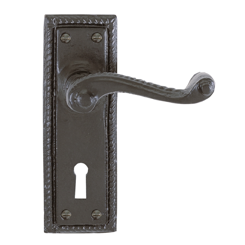 Delf Lever Lock Furniture Antique Black Bunnings Warehouse