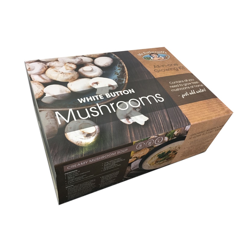 white button mushroom growing kits