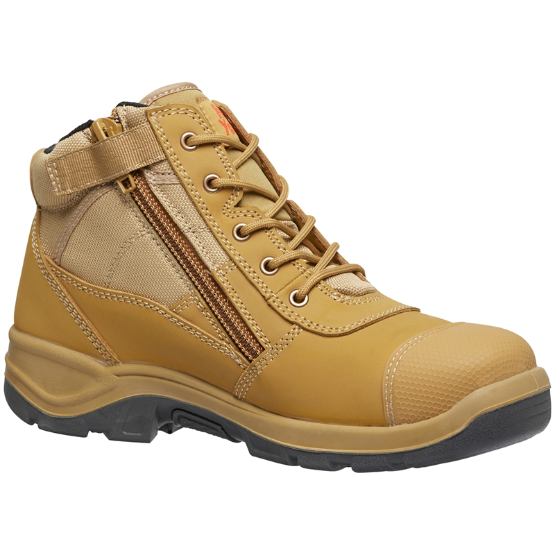 Hard Yakka Size 10 Wheat Side Zip Safety Boot Bunnings Warehouse