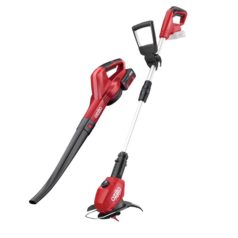 Ozito 18V Cordless Blower and Trimmer Combo Kit Bunnings Warehouse