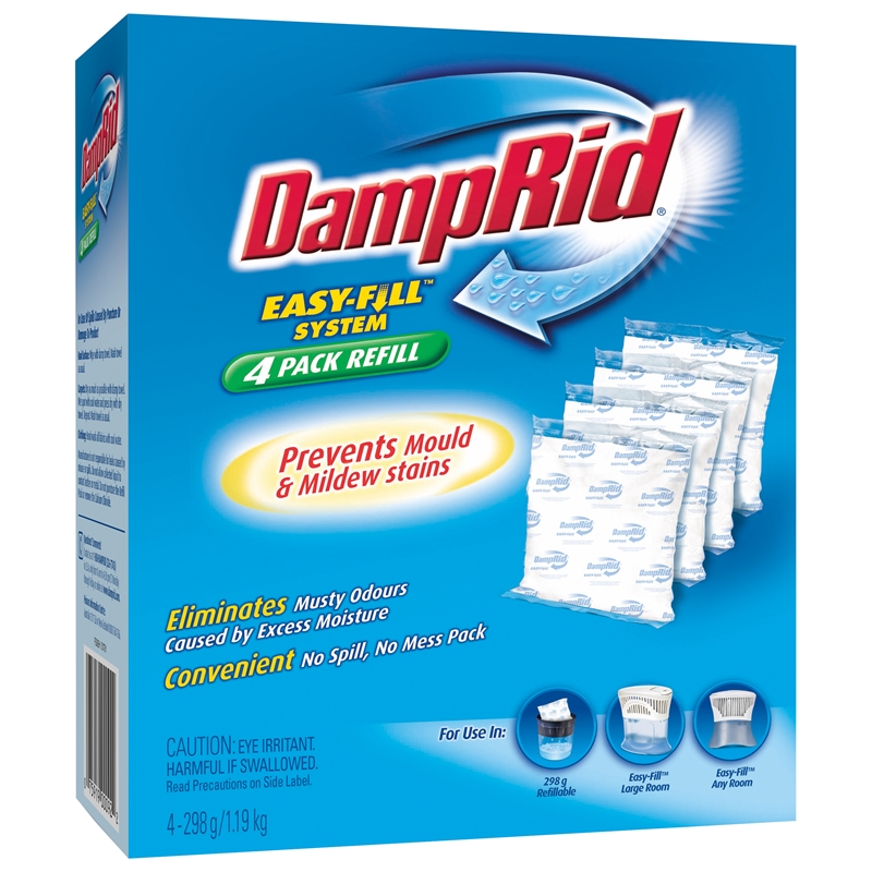 Damprid 119kg Moisture Absorber Refill 4 Pack Bunnings Warehouse