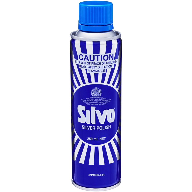 Silvo 250ml Metalware Polish Cleaner Bunnings Warehouse