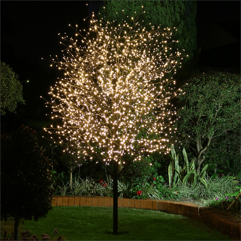 Lytworx 2.5m 2400 LED Warm White Light Up Tree I/N 4351557 Bunnings