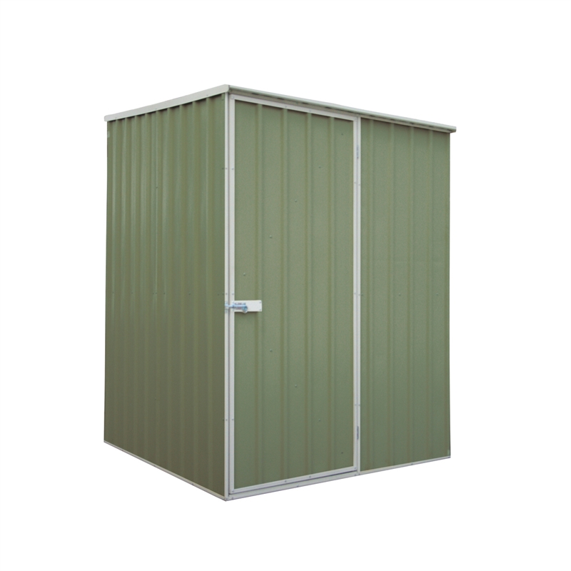 Qiq Fix 1.5 x 1.5 x 1.9m Green Garden Shed I/N 3312676 