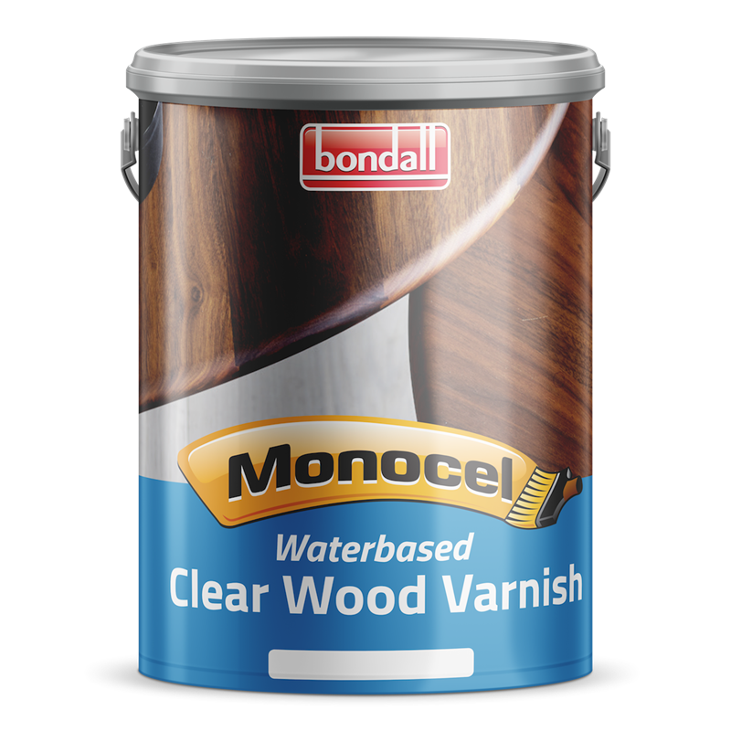 Monocel 4L Satin Waterbased Clear Wood Varnish | Bunnings Warehouse