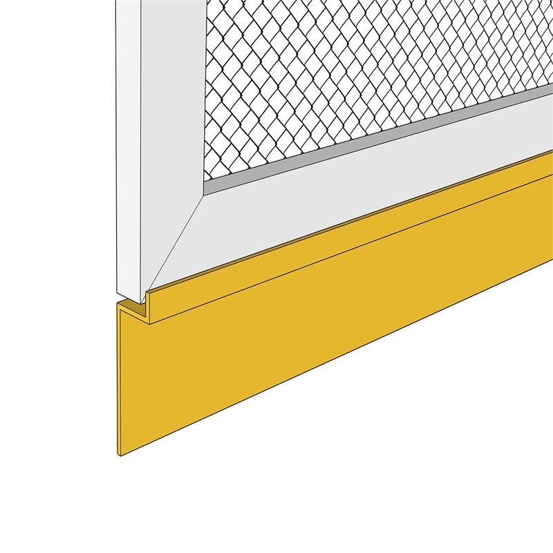 Pillar 125m White Sill Section Flyscreen Frame Bunnings Warehouse 