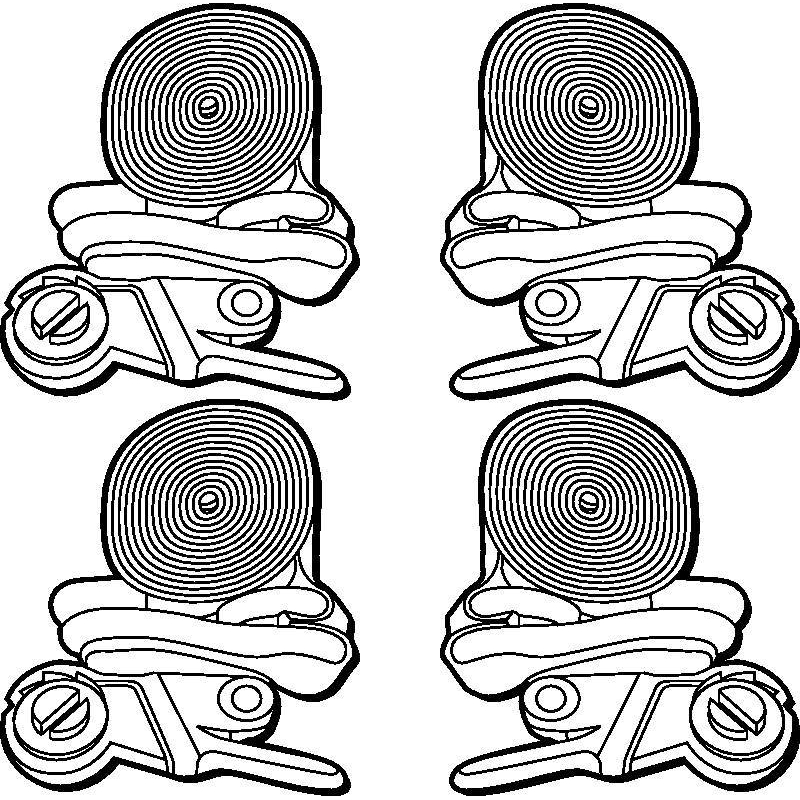 Syneco S Hook Ratchet Tie Down Set 4 Pack I/N 4310416 Bunnings