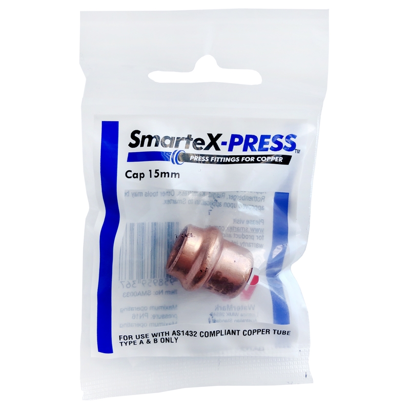 SmarteXPress 15mm Copper End Cap Bunnings Warehouse