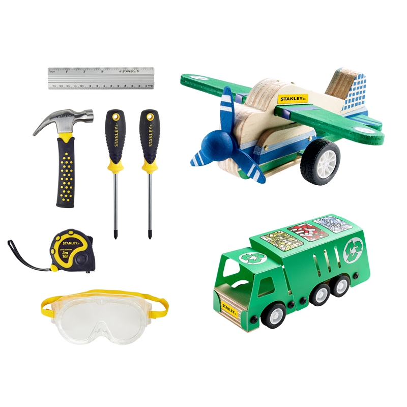 Stanley Junior 6 Piece Tool Kit with DIY Projects Bunnings Warehouse