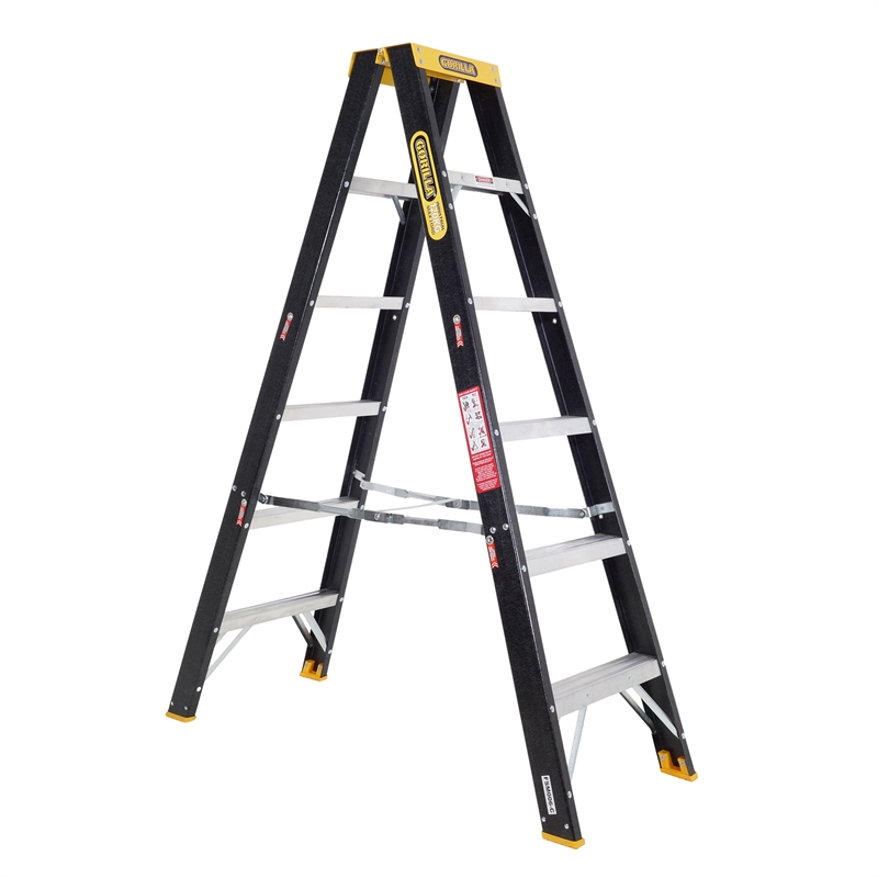 gorilla-1-8m-120kg-fibreglass-double-sided-step-ladder-bunnings-warehouse