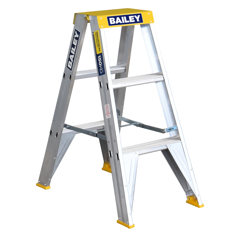 Bailey 0.9m 150kg Professional Double Sided Aluminium Step Ladder