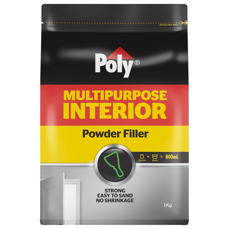 Poly 1kg Polyfilla Interior Powder Filler Bunnings Warehouse