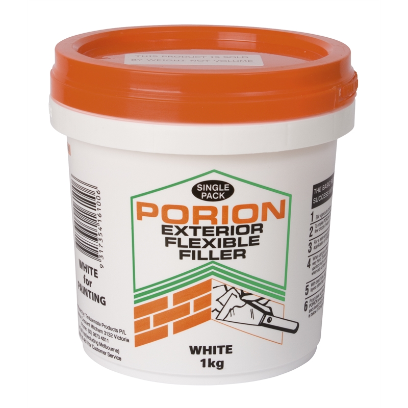 Timbermate 1kg Porion Grey Exterior Flexible Filler Timbermate 1kg Porion Grey Exterior Flexible Filler