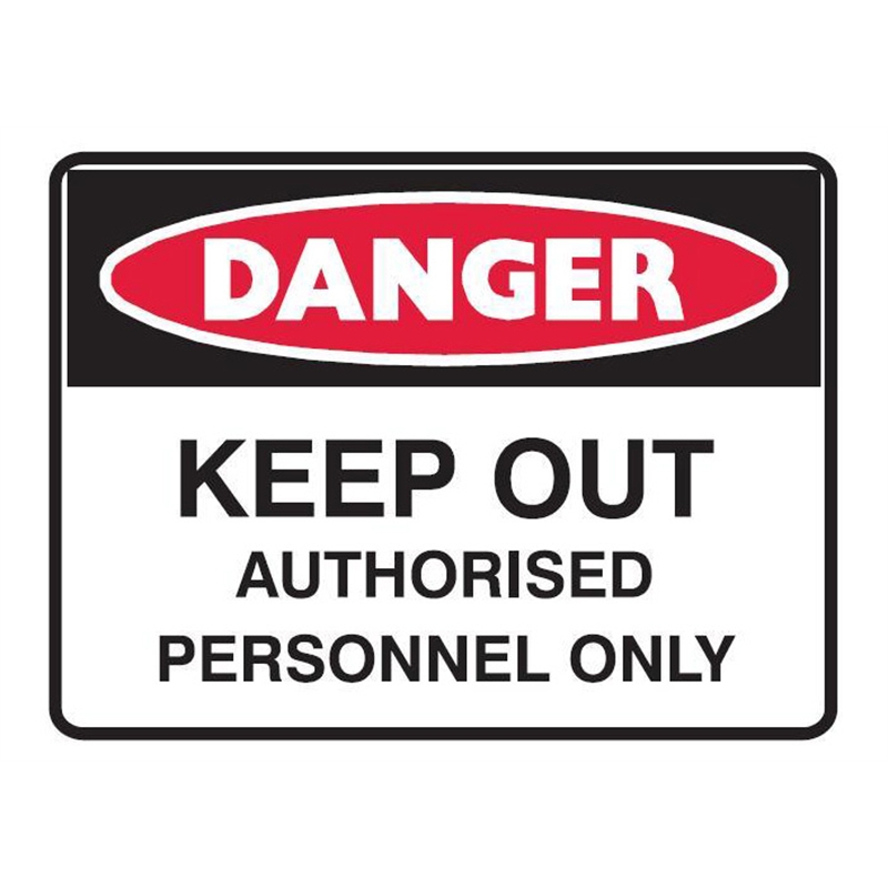 Whites On-Site 450 x 300mm Keep Out Safety Sign | Bunnings Warehouse