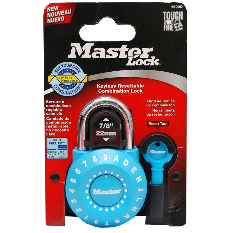 Master Lock 49mm Alpha Numeric Combination Dial Padlock I/N 4220336