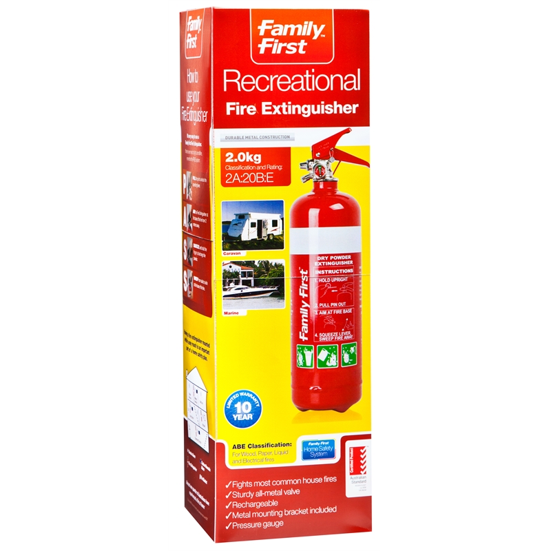 Family First 2kg Fire Extinguisher | Bunnings Warehouse