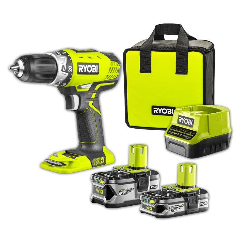 ryobi cordless drill and saw set