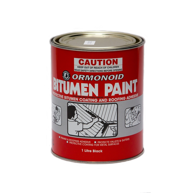 Ormonoid 1L Bitumen Paint I/N 0964856 | Bunnings Warehouse