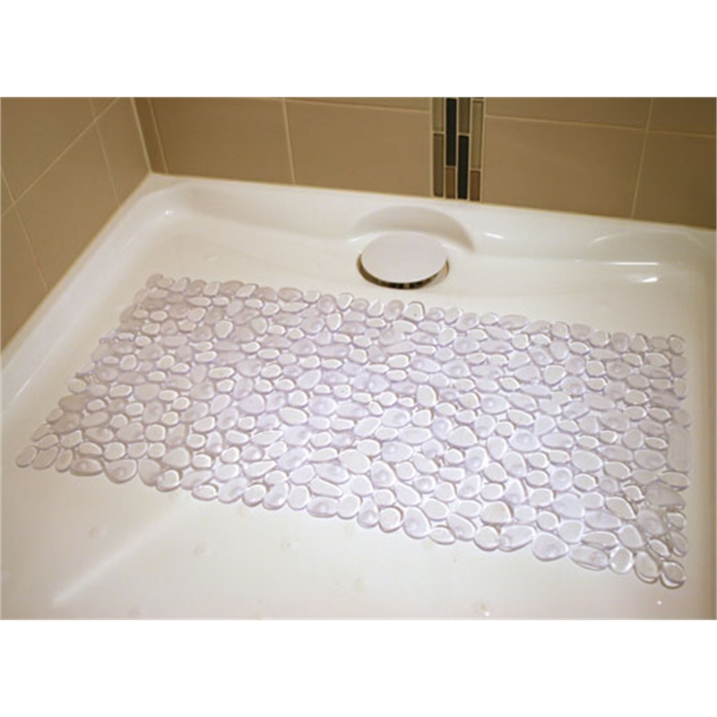 Zone Hardware 70 x 35cm Clear Pebble Bath Mat As6cp I/N 4820461