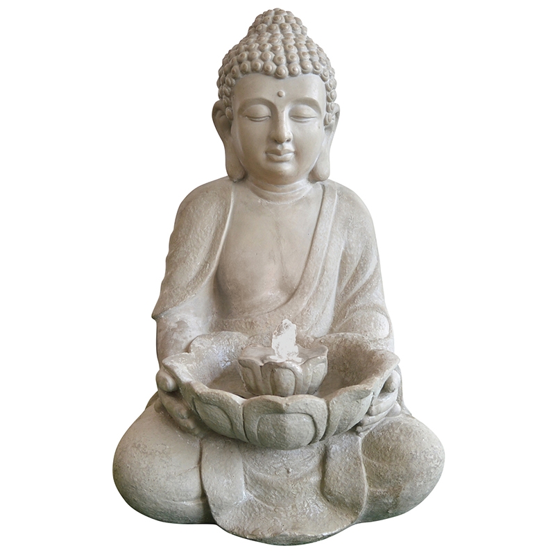 Water Magic 29.5 x 45cm Lotus Buddha Water Fountain | Bunnings Warehouse