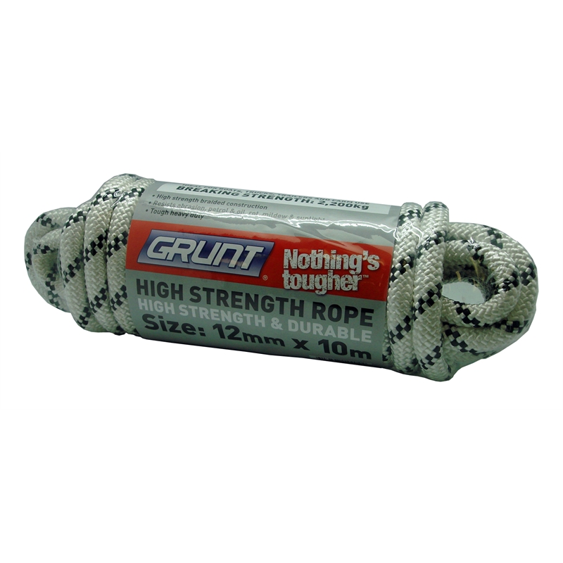 Grunt 12mm X 10m High Strength Rope Bunnings Warehouse