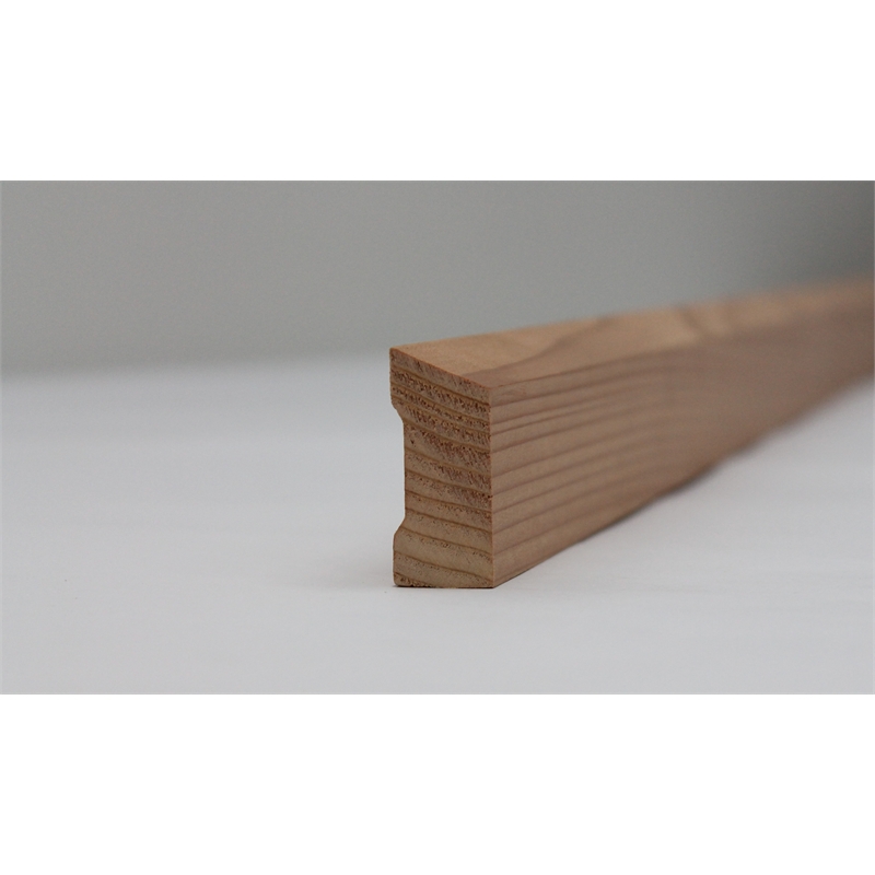 Cedar Sales Cedar Moulding Splayed 40 x 18mm Per Linear Metre I/N