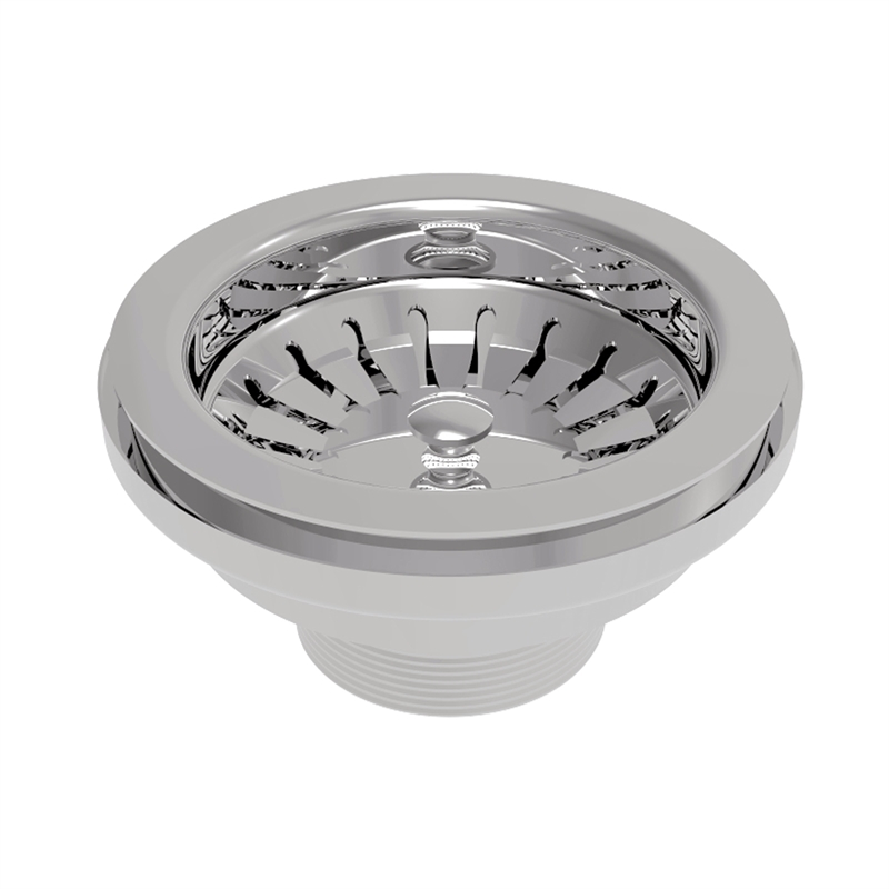 Abey 90 X 50mm Stainless Steel Sink Strainer Basket Long