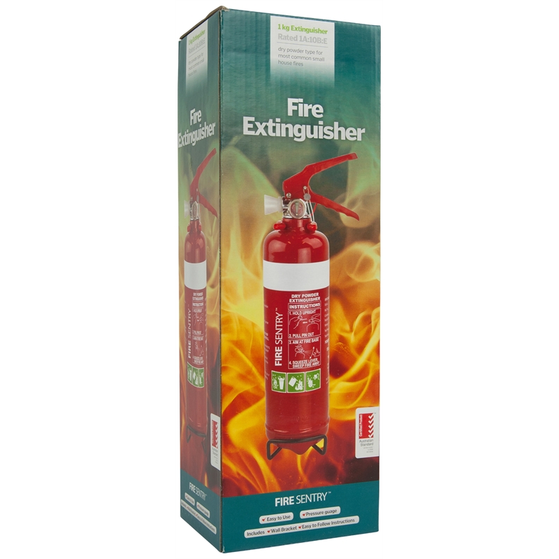 Fire Sentry 1kg Dry Powder Fire Extinguisher Bunnings Warehouse