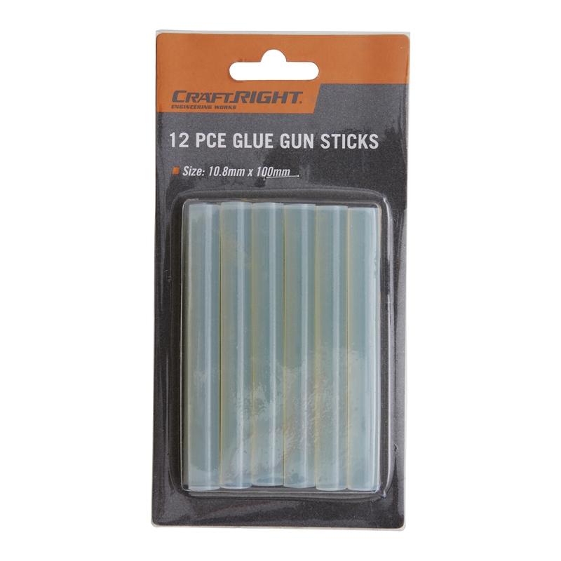 Craftright 10.8 x 100mm Hot Glue Gun Sticks 12 Pack I/N 6330017 Bunnings Warehouse