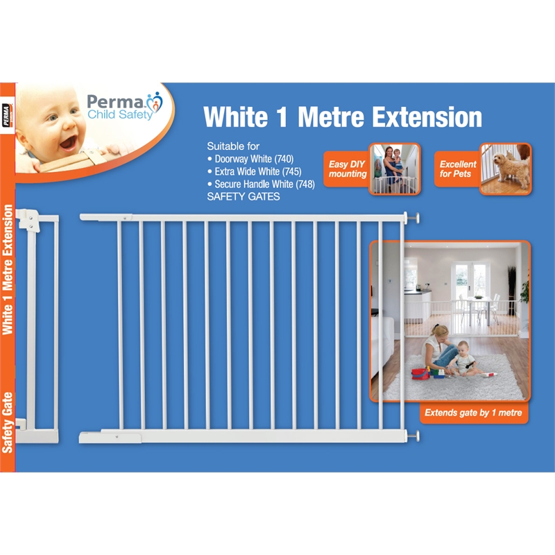 Perma Child Safety 1m Safety Gate Extension I/N 4210834 Bunnings
