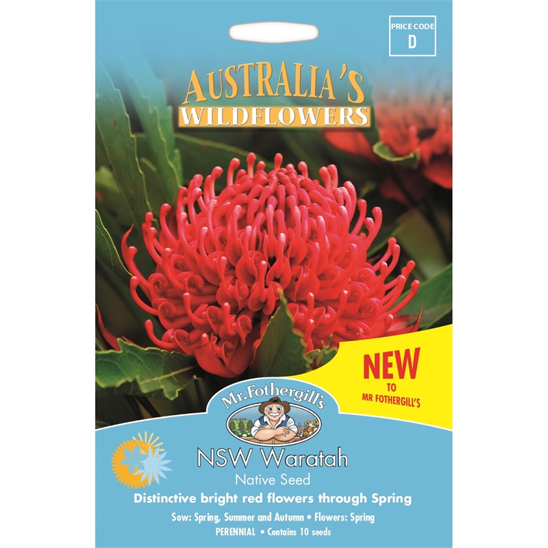 Mr Fothergill's Wildflower Waratah Seeds Bunnings Warehouse