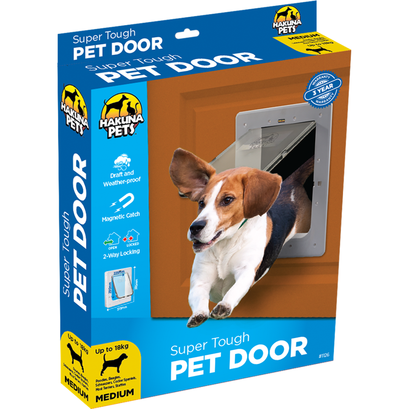 hakuna pets door Hakuna pets large brown super tough pet door