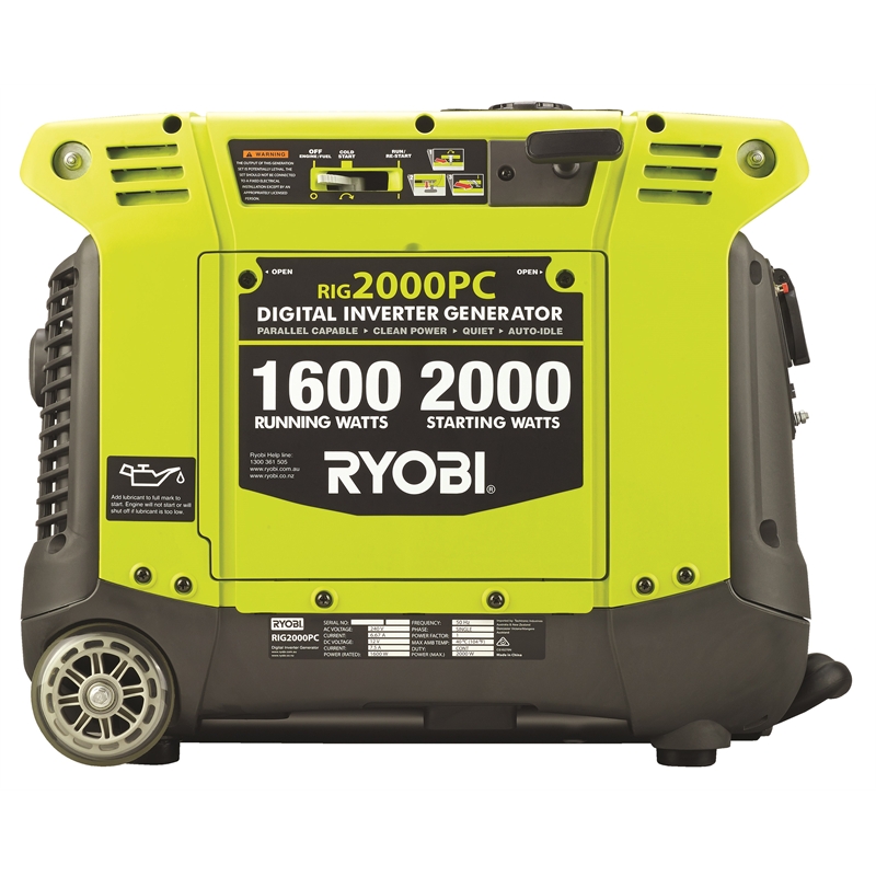 Ryobi 2000W 4 Stroke Petrol Inverter Generator Bunnings Warehouse
