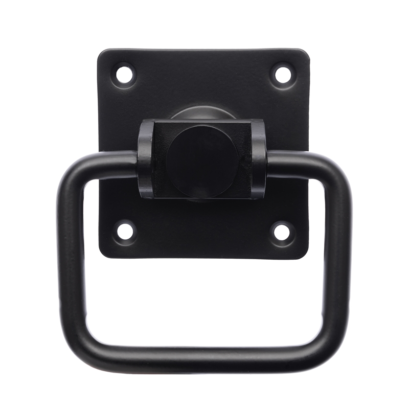 Zenith Matte Black Gate Ring Pull Handle | Bunnings Warehouse