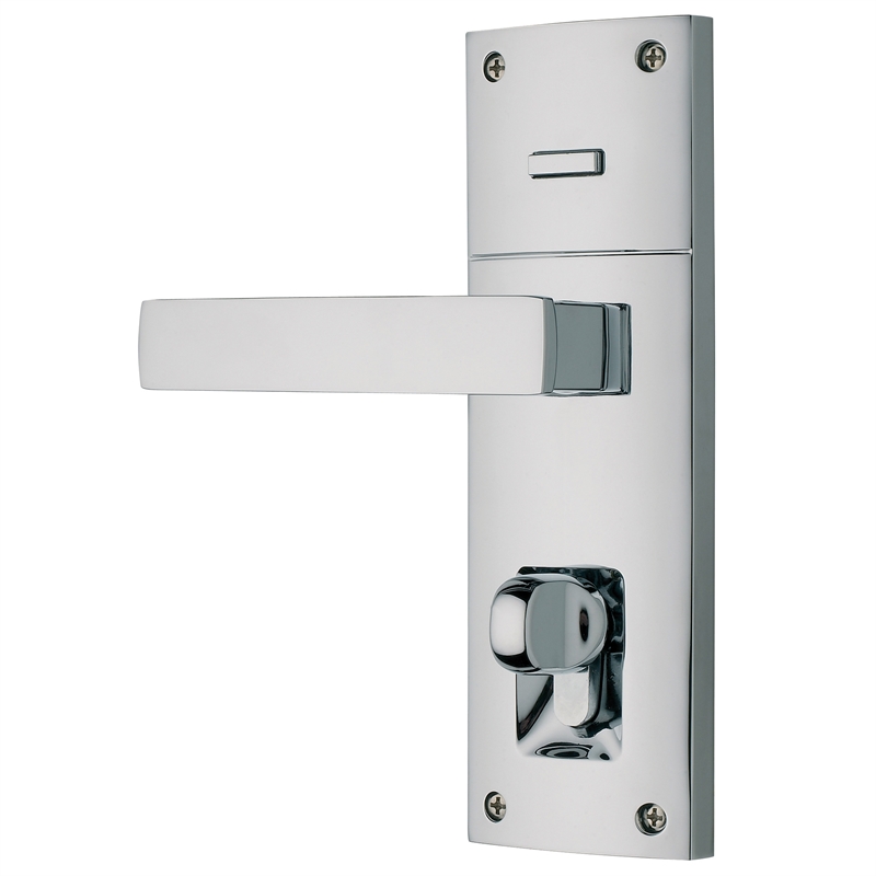 Gainsborough Trilock Contemporary Angular Bright Chrome Leverset