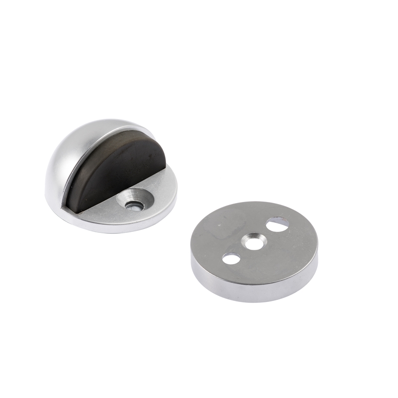 Lane Brushed Satin Chrome Half Moon Door Stop 