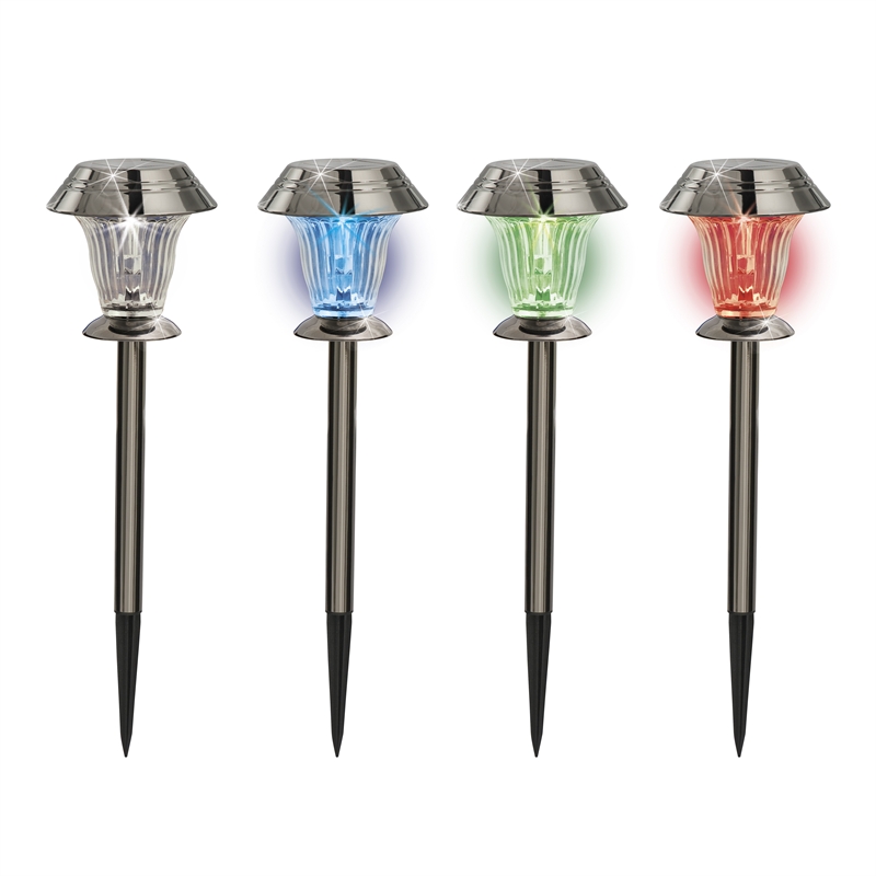 Arlec 31cm Verbena LED Solar Garden Path Light I/N 4351373 Bunnings