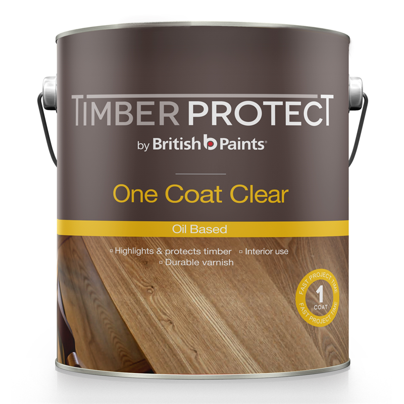 Timber Protect 4L One Coat Clear Oil Based Satin Bunnings Warehouse