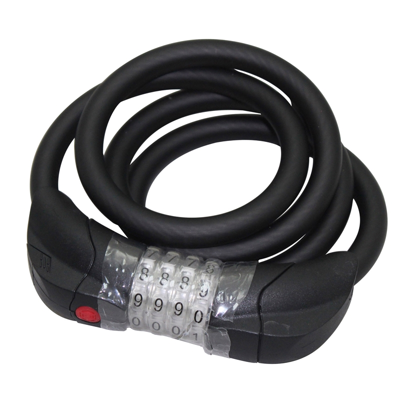 Syneco 120 x 12cm LED Light Bicycle Combination Lock Bunnings Warehouse