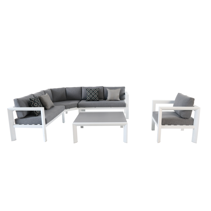 Mimosa 5 Piece Coral Bay Corner Lounge Bunnings Warehouse