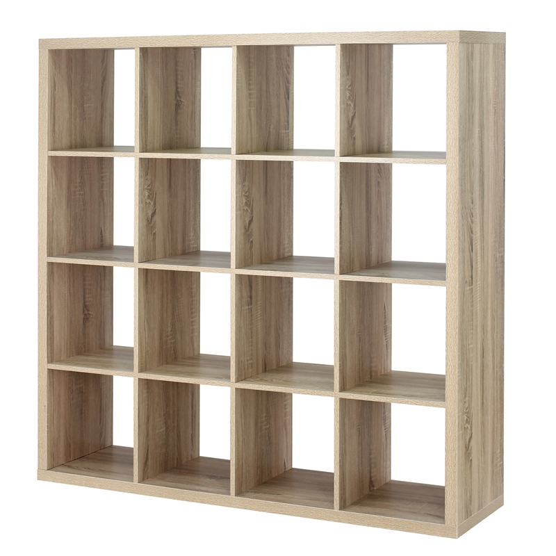Flexi Storage Clever Cube 146 x 39 x 146cm 4 x 4 Unit Light Oak