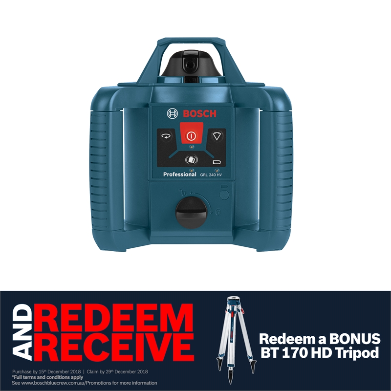Bosch Professional GRL 240 HV 240m Rotation Laser Bunnings Warehouse