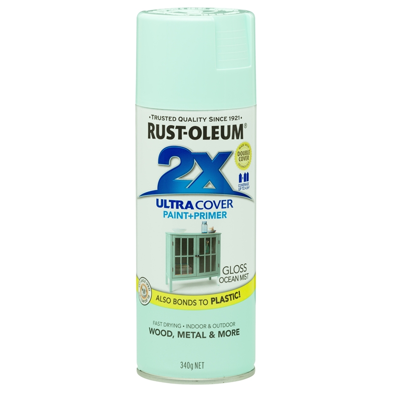 RustOleum 340g Ultra Cover 2X Gloss Spray Paint Ocean