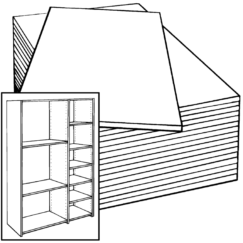 1800 X 295mm 16mm Abs White Melamine In 0570572 Bunnings Warehouse