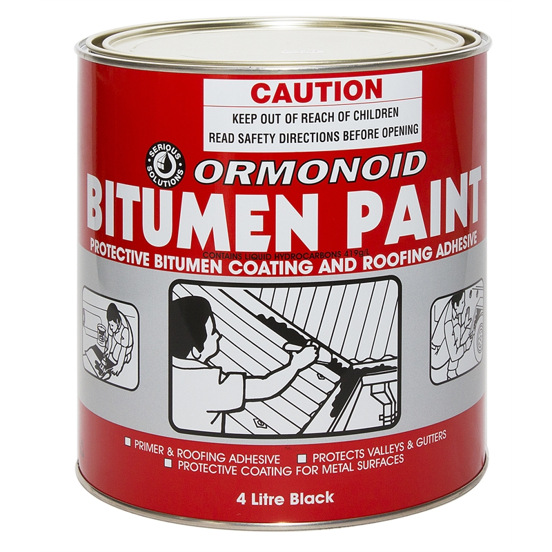 Ormonoid 4L Bitumen Paint | Bunnings Warehouse