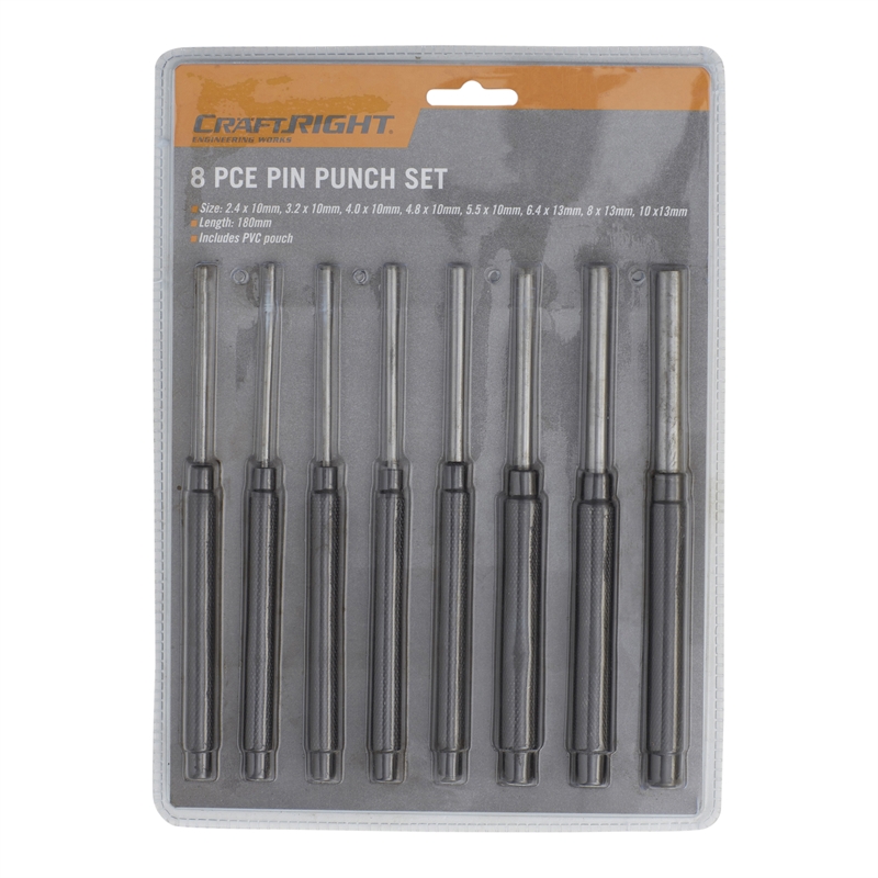 Punch Set Craftright 8pce Long Series I/N 5610124 Bunnings Warehouse