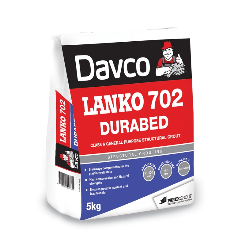 Lanko 5kg 702 Durabed Structural Grout Bunnings Warehouse