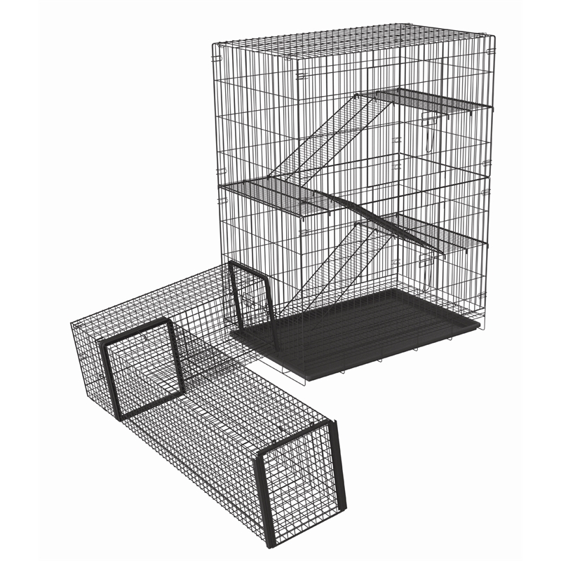 Whites Outdoor 1240 x 930 x 580mm Cat Enclosure With Tunnel I/N 3440216